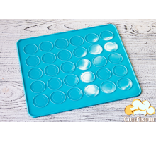 Silicone mat for baking Macarons 25*28 cm (30 pcs*3.5 cm)