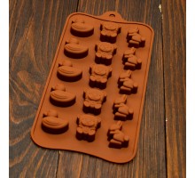 Silicone mold for sweets 