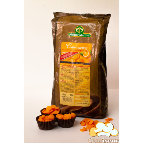 Глазур Центрамерика Помаранчеві апельсинові диски 100 грам Глазур Центрамерика Помаранчеві апельсинові диски 100 грам