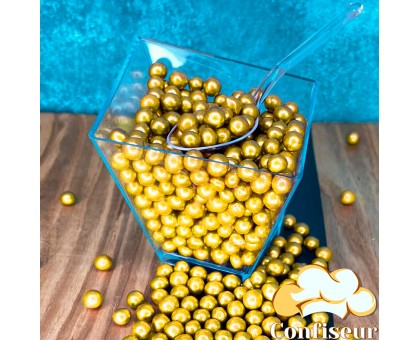 Кульки Золоті рисові у цукровій глазурі 5мм (100г)