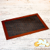 Perforated silicone mat for baking black 20*30 cm