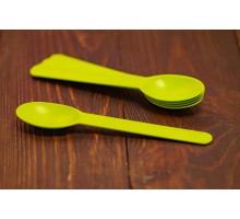 Spoon for bento cake green 150 mm