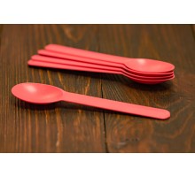 Spoon for bento cake pink 150 mm