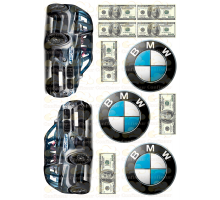 Вафельна картинка "BMW"-8