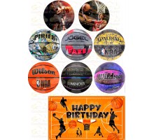 Edible picture "Basketball"-1