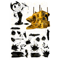 Waffle picture "Bendy"-3