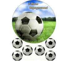 Edible picture "Football"-10