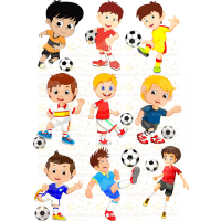Edible picture "Football"-17