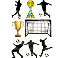 Edible picture "Football"-19