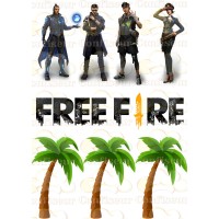 Waffle picture "Free Fire" -1