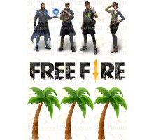 Вафельна картинка "Free Fire" -1