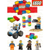 Вафельна картинка "Lego" -5
