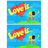 Вафельная картинка "Love is" -21