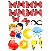 Вафельная картинка "Love is"-31