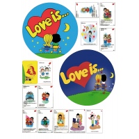 Вафельная картинка "Love is"-36