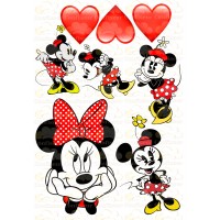 Edible waffle picture "Minnie Mouse"-25