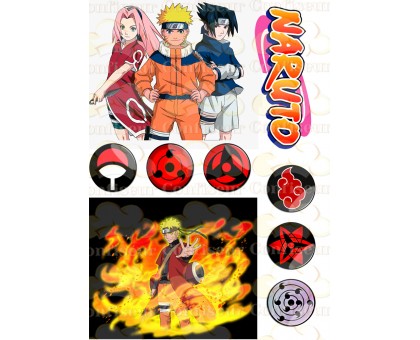 Вафельна картинка "Naruto"-11