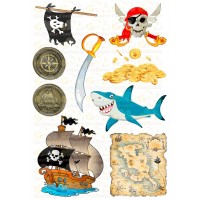 Waffle picture "pirates"-1