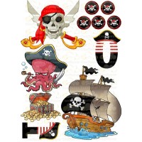 Waffle picture "pirates"-3