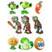 Вафельна картинка "Plants Vs Zombies"-6