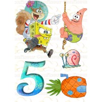 Вафельна картинка "Sponge Bob"-10
