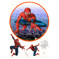 Вафельна картинка "Людина павук"-26