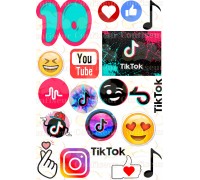 Вафельна картинка "TikTok"-14