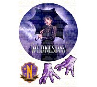 Вафельна картинка "Wednesday"-2