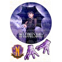 Вафельна картинка "Wednesday"-2