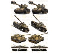 Вафельна картинка "World Of Tanks"-11