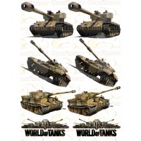 Вафельна картинка "World Of Tanks"-11