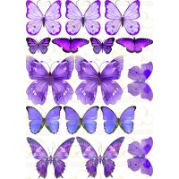 Вафельна картинка "Метелики"-32