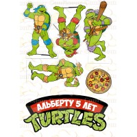 Edible waffle picture "Teenage Mutant Ninja Turtles"-6