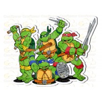 Edible waffle picture "Teenage Mutant Ninja Turtles"-3