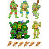 Edible waffle picture "Teenage Mutant Ninja Turtles"-7
