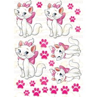 Edible waffle picture "Kitty Marie"-7