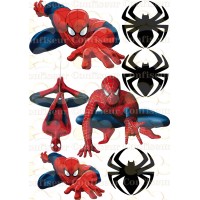 Edible waffle picture "Spiderman"-23