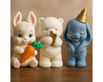  Assortment of chocolate figures for your cakes
