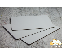 Підкладка ДВП біла прямокутник 25*35 см