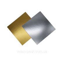 Підкладка квадрат золото-срібло 6,5 см