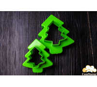 Set of cookie and gingerbread cutters Christmas tree (set of 2) 4 sizes