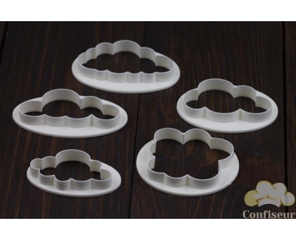 Set of cutting for cookies and gingerbread Clouds (5 pcs)