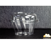 Стакан для десерта ПЭТ, 100*55мм, 250 мл