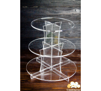 Стенд акриловий 3 мм (3 яруси)