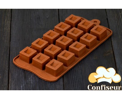 Силіконова форма для цукерок "Арт квадрат"