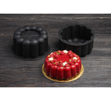 Форма силіконова для бенто "Хвиля коло" 100мм h-65мм