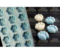 Силіконова форма для евроторта "Котяча лапка"(осередок 40*40мм) на 15 шт.