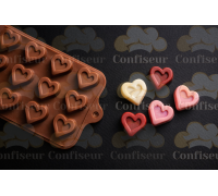 Силіконова форма для цукерок "Сердечка"