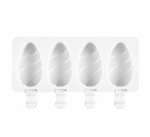 Silicone form for ice cream 4 pcs 