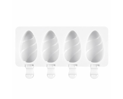 Силіконова форма для морозива 4 шт "Шишкі"